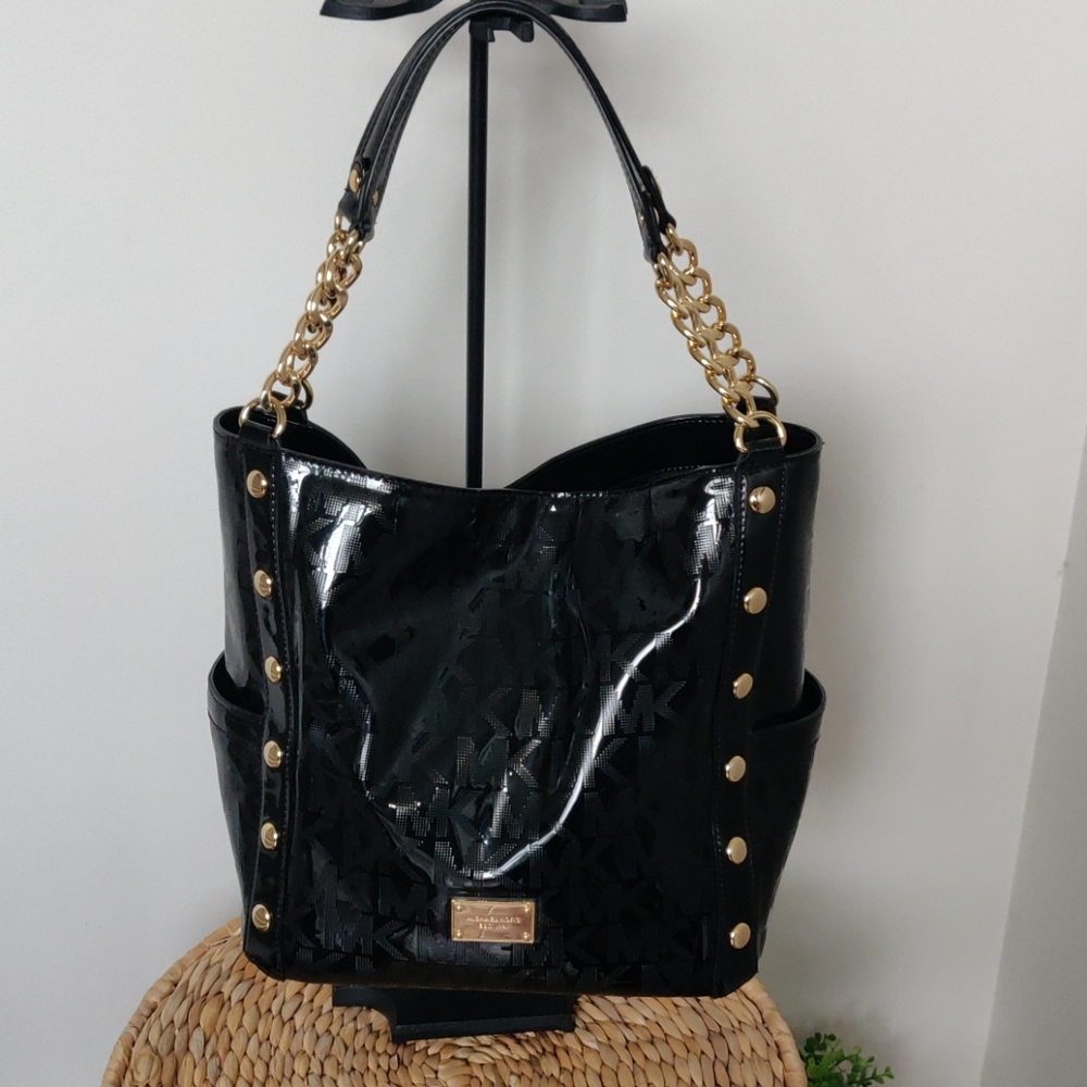 Michael Kors Newbury chain studded tote bag